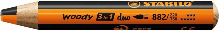 Produktbild STABILO Woody 3 In1 Duo Orange/schwarz (Orange, Schwarz, 1 x)