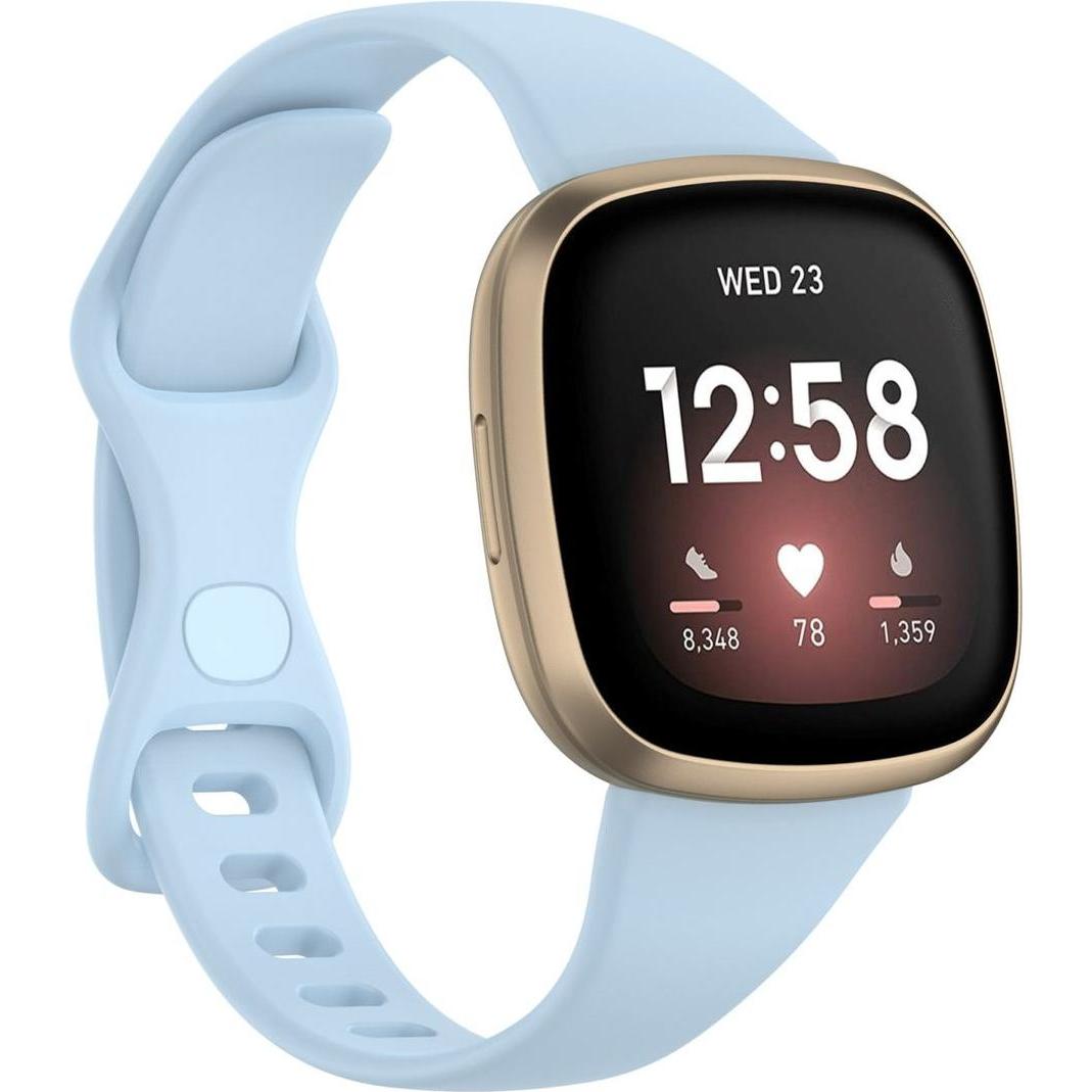 König Design Sport Ersatz Armband für Fitbit Versa 3 Silikon Band Loop Uhrenarmband Large Neu (Versa 3), Uhrenarmband, V...