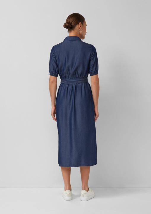 Image du produit s.Oliver Midi-Hemdblusenkleid aus Lyocell mit Bindegürtel (48)