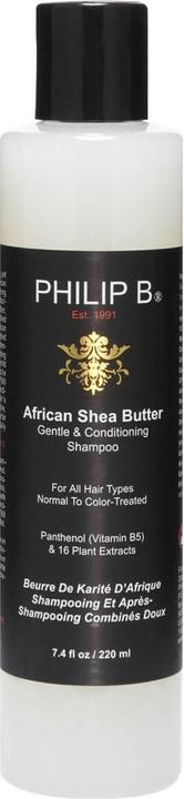 Image du produit Philip B. Shampooing doux et revitalisant au beurre de karité africain (220 ml, Shampoing liquide)