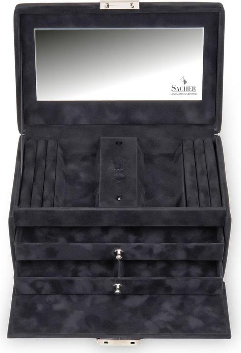 Produktbild Sacher 27.503.040.404 - Schmuckkoffer Eva Crystalo, schwarz