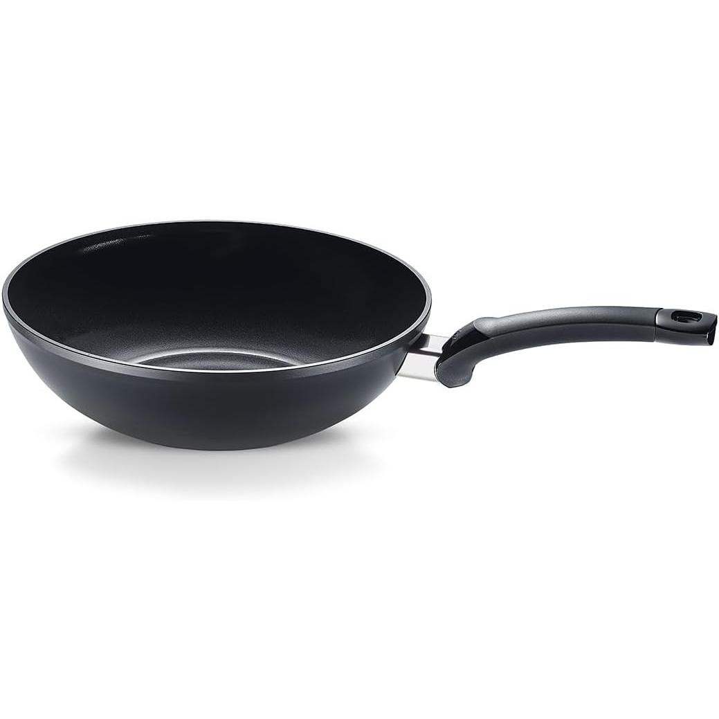 Fissler Nero Ceratal Wokpan, 28Cm Orbit Black, Padella + Pentola,