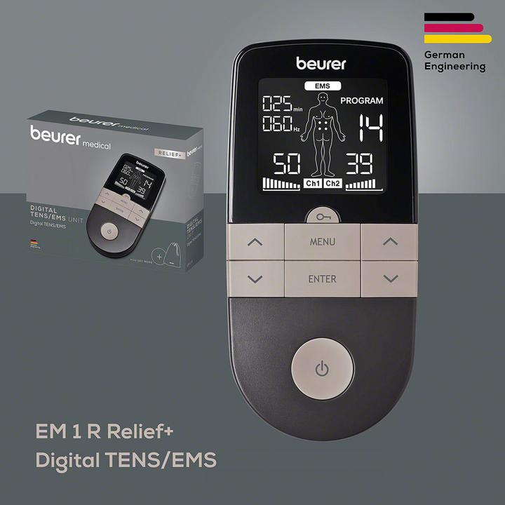 Produktbild Beurer Digital EM 1 R TENS/EMS RELIEF+ (anthrazit)