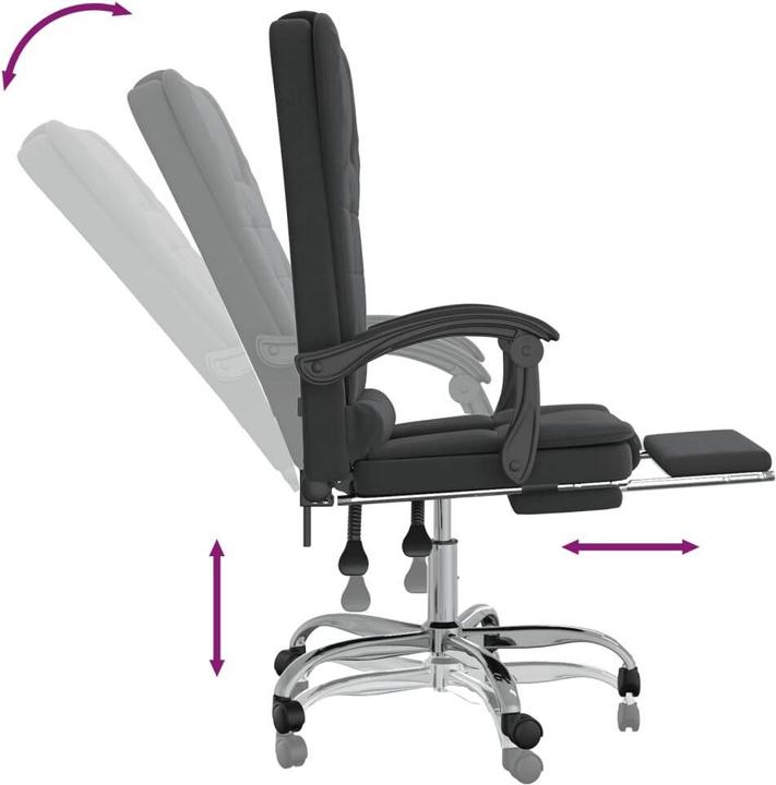 Actual product image vidaXL Massage-Bürostuhl (46.50 - 56 cm)