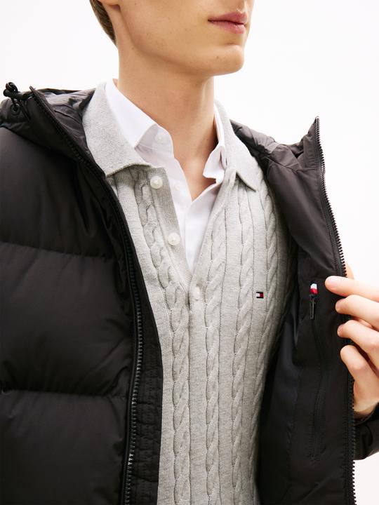 Actual product image Tommy Hilfiger Down Hooded Puffer Jacket (L)