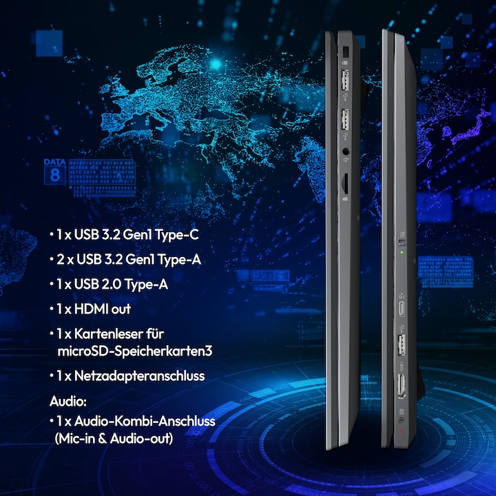 Produktbild Medion E15443 (15.60", Intel Core Ultra 7 155H, 16 GB, 1000 GB, DE)