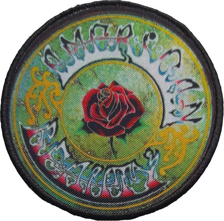 Grateful Dead CircleStyle Patch American Beauty Cotton (8.50 x 8.50 cm)