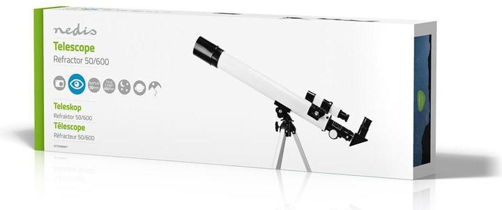 Actual product image Nedis Telescope| Aperture 50 mm| Focal length 600| Finderscope 5 x 24| max