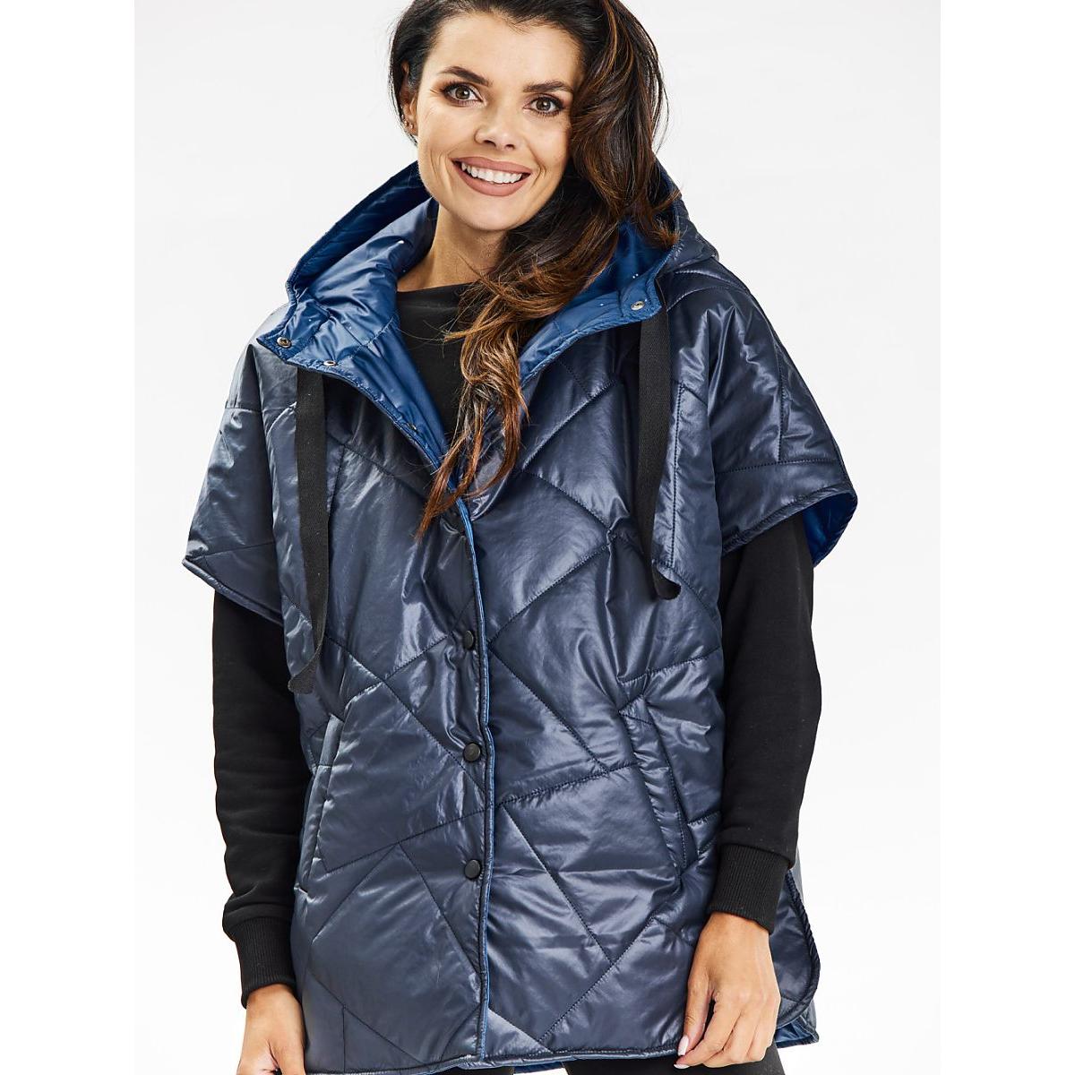 Awama, Damen, Weste, Weste, Blau, (L, XL)