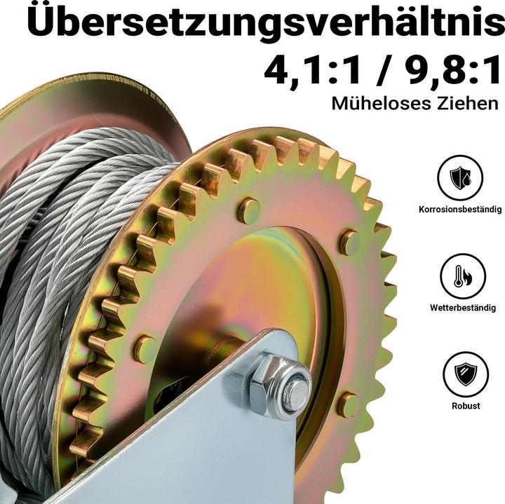 Produktbild Wiltec Handseilwinde