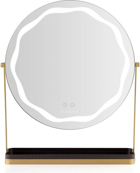 Actual product image Beautifly Round LED Vanity LED vanity mirror
