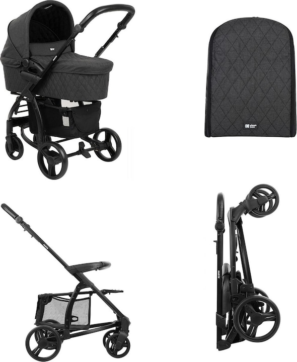 Actual product image Kikkaboo Combi stroller Madrid 3 in 1