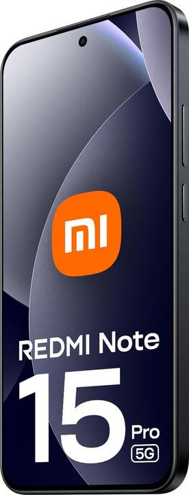 Produktbild Xiaomi Redmi Note 15 Pro (256 GB, Black, Schwarz, 6.83", Dual SIM, 5G)