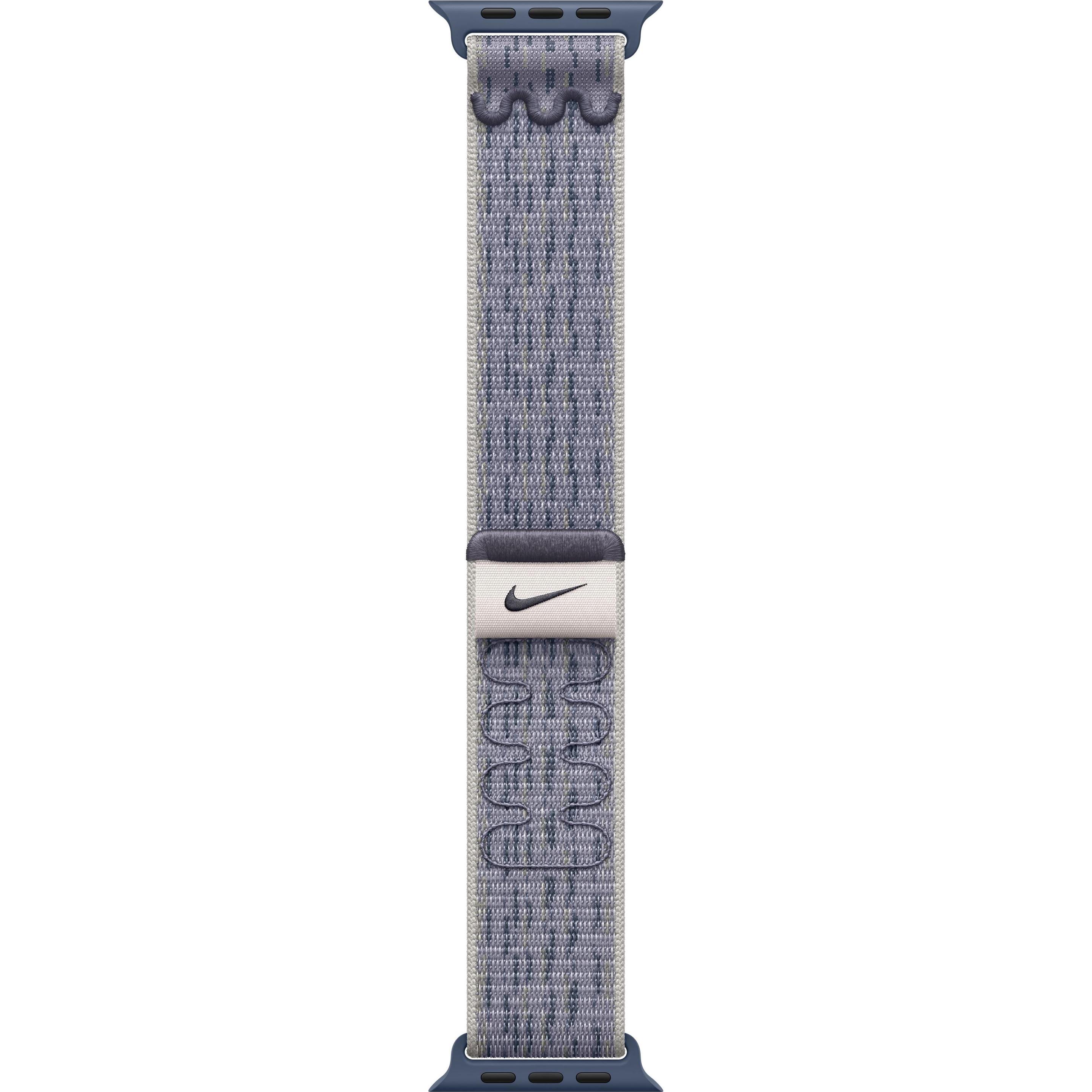 Apple Nike Sport Loop (42 mm, Nylon, Apple Watch Ultra 2, Apple Watch Series 10, Apple Watch SE 2024), Uhrenarmband, Gra...