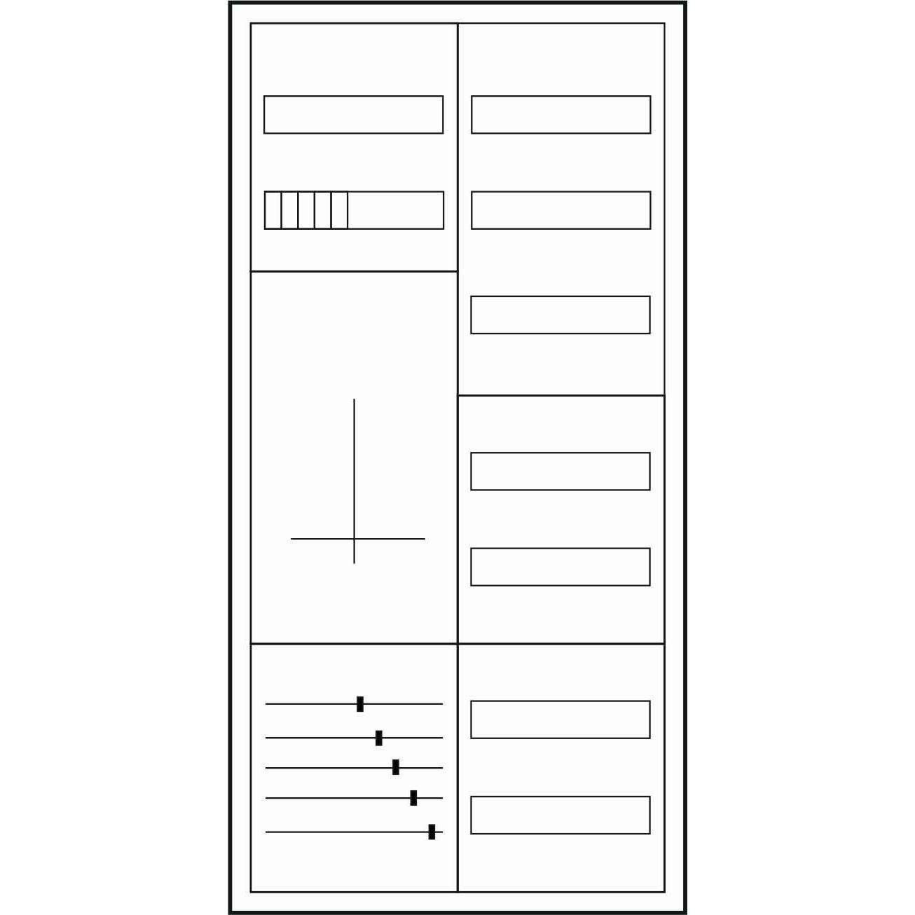 Eaton Zähler-Komplettschrank für 3-Punktbefestigung, ohne Bestückung 183234 (0.23 m), Netzwerkkabel