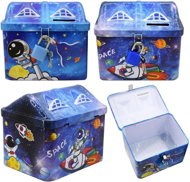 Trifox Sparschwein Haus Kosmos Vorhängeschloss MIX