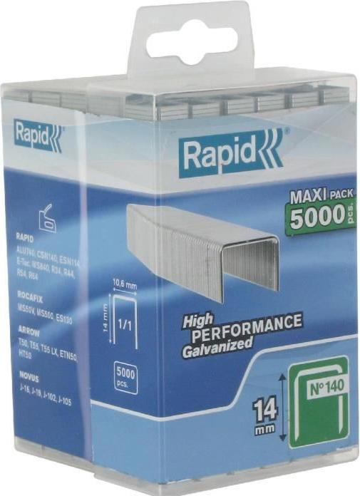 Immagine prodotto Rapid Tipo 140 Morsetto per filo piatto 14 mm (5000 x)