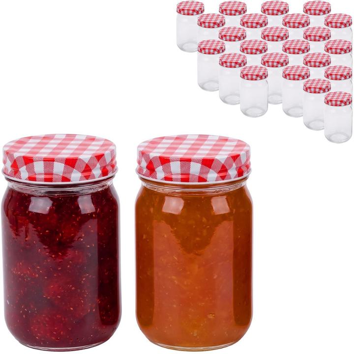 Actual product image Relaxdays Preserving jar set (25 pcs., 0.40 l)