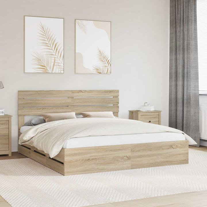Produktbild vidaXL Bettrahmen (200 x 200 cm)