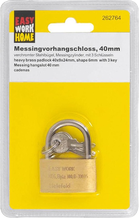 Immagine prodotto Easy Work Lucchetto in ottone
