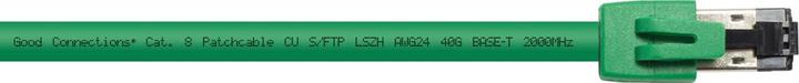 Produktbild Good Connections Alcasa 8080-020G Netzwerkkabel 2 m Cat8.1 S/FTP (S-STP) Grün (S/FTP, CAT8.1, 2 m)