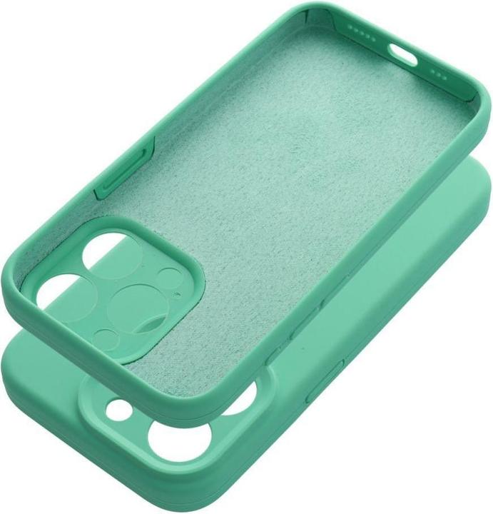 Actual product image OEM Back panel cover Case SILICONE 2mm for IPHONE 17 Pro mint (Apple iPhone 17 Pro)