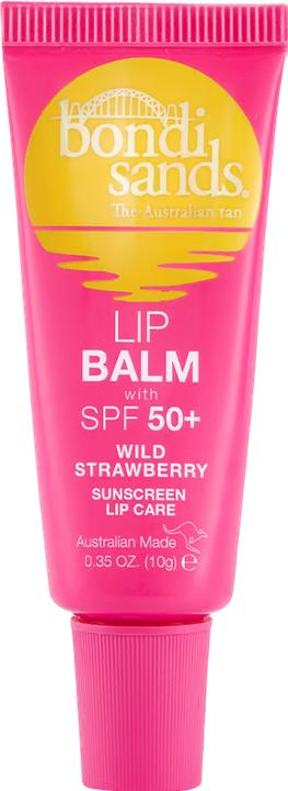 Actual product image Bondi Sands Lip Balm SPF 50 Wild Strawberry Moisturising Lip Care with Sun Protection 10g (Lip balm)