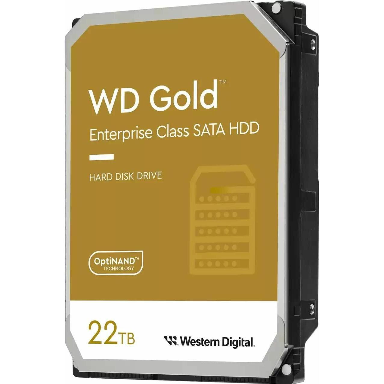 WD 22TB GOLD 512 MB (22 TB, 3.5"), Festplatte