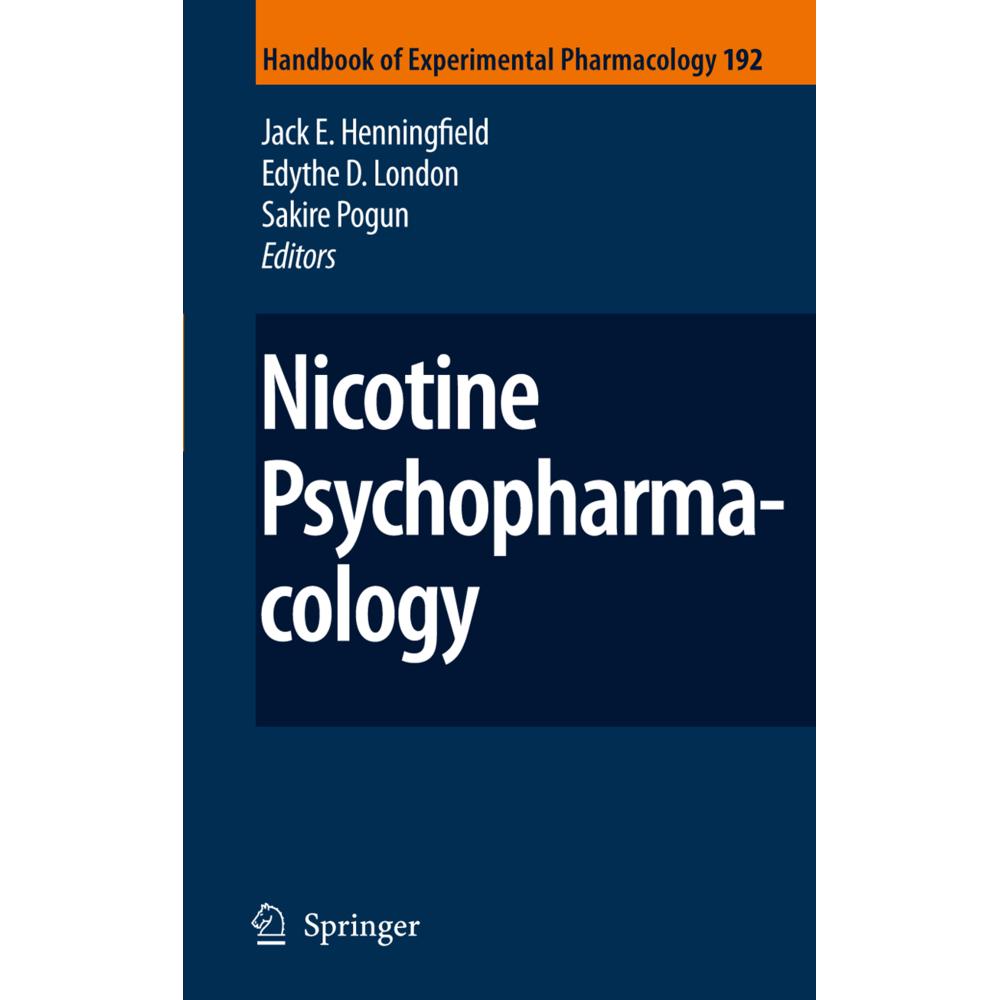 Thumbnail - Nicotine Psychopharmacology, Fachbücher