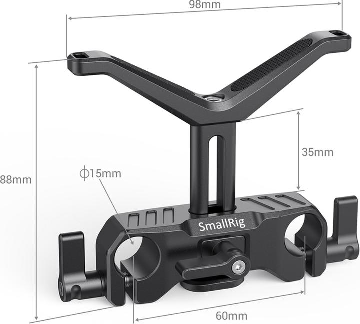 Image du produit SmallRig support d'objectif universel pour tige 15mm - BSL2680