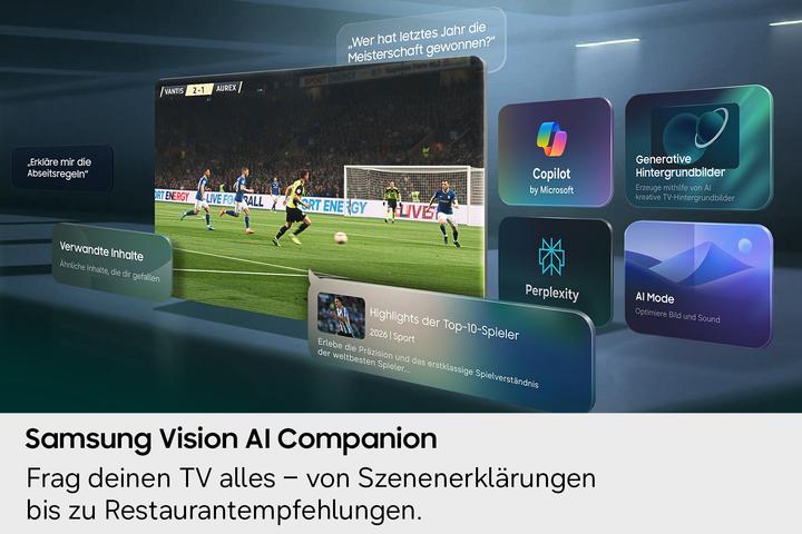 Produktbild Samsung 75 Zoll Mini LED M80H 4K 2026 (75", LCD, Mini-LED, 4K, 2026)