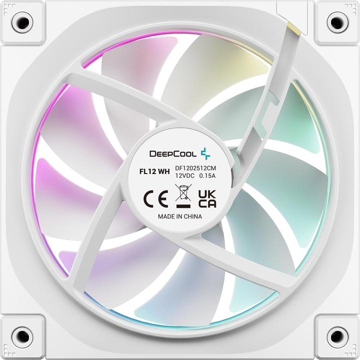 Produktbild Deepcool FL12 120x120x25 White (120 mm, 1 x)