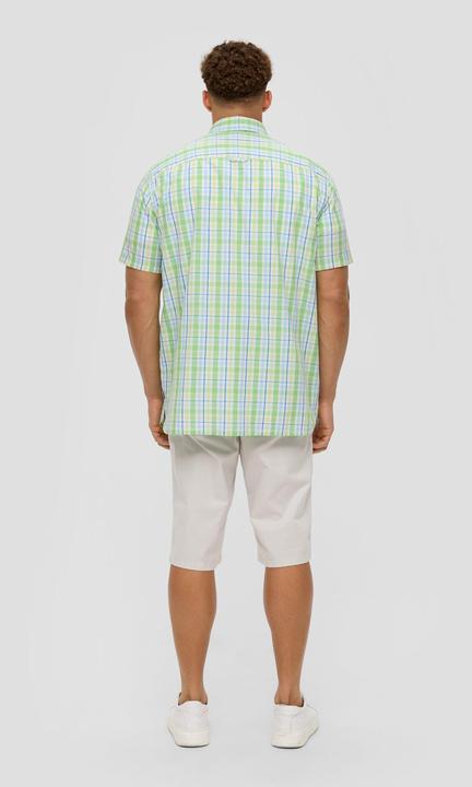 Immagine prodotto S.Oliver Hemd Kurzarmhemd aus Baumwollmix mit Brusttasche (XXL)