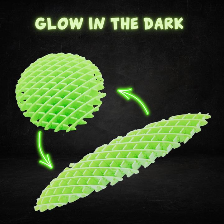 Produktbild Alldoro Fidget Worm Glow in the Dark