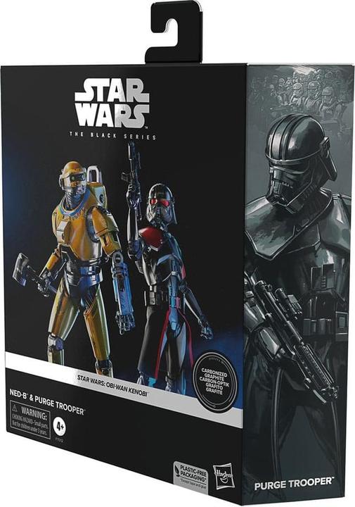 Actual product image Hasbro Star Wars: Obi-Wan Kenobi Black Series Action Figures 2-Pack NED-B & Purge Trooper Exclusive 15 cm