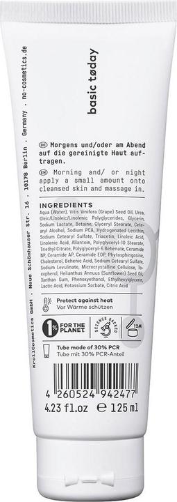 Produktbild Nø Cosmetics Base Hydration Cream (125 ml, Nachtcreme, Tagescreme)