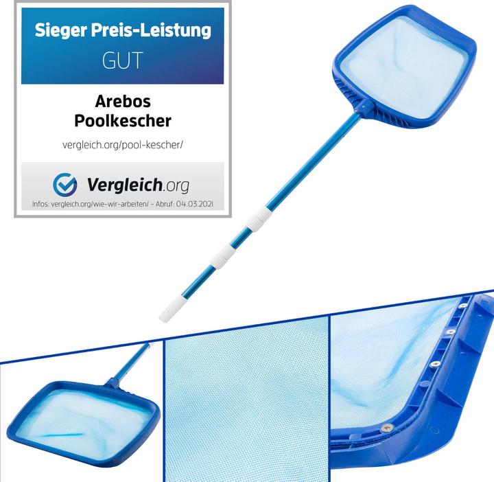 Arebos Poolkescher