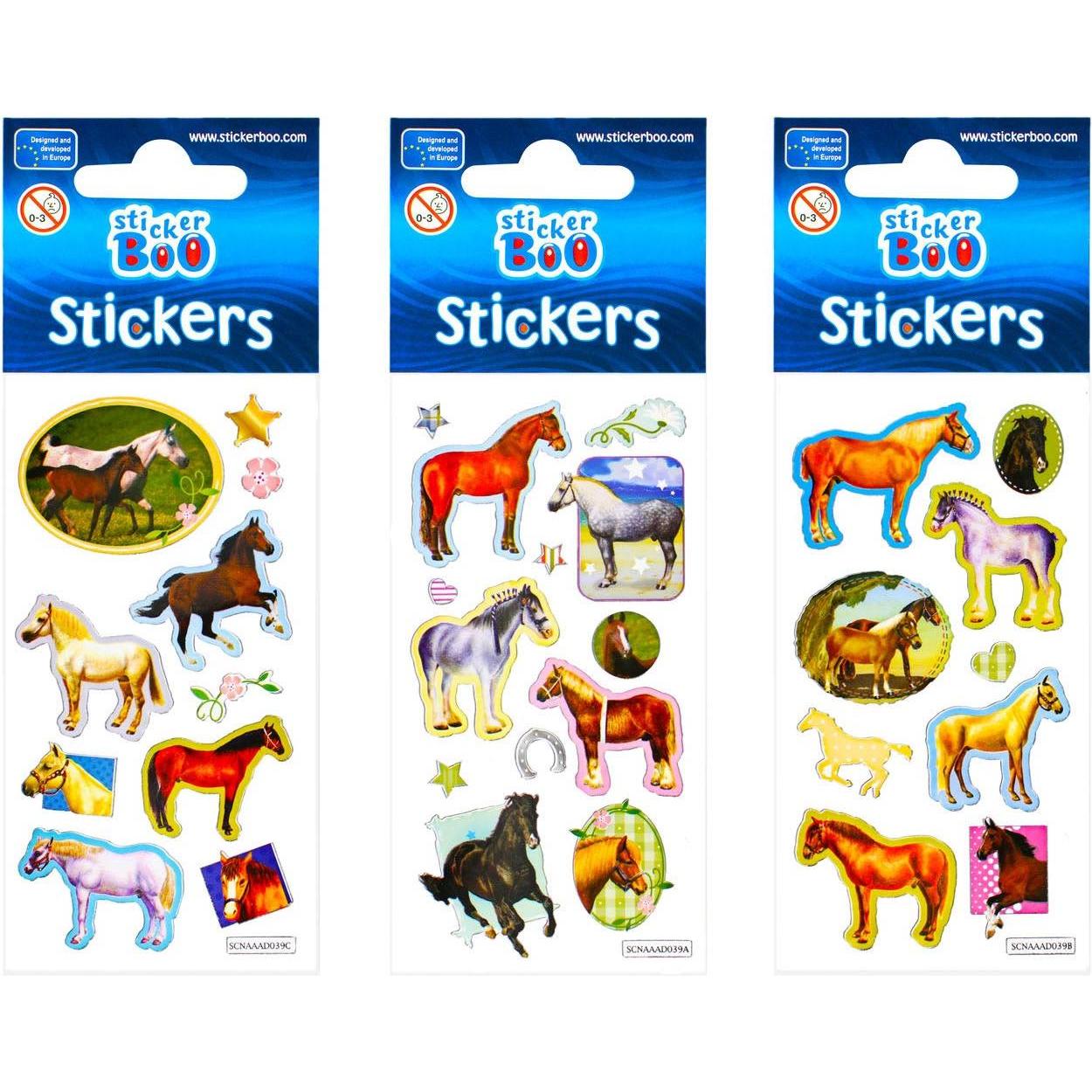 Sticker Boo, Sticker, stickervel Pferde