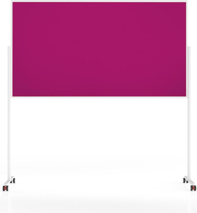 Immagine prodotto Magnetoplan MAGNETOP. Lavagna per presentazioni di design VP 1181118 Feltro, rosa 1000x1800mm (102 x 180 cm)