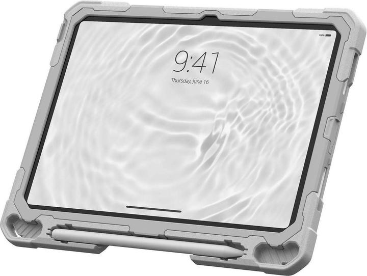 Actual product image UAG Plasma Healthcare Handstrap, Kickstand & Screen Protection Case (Apple iPad 2022 (10th Gen), Apple iPad 2025 (11th gen))