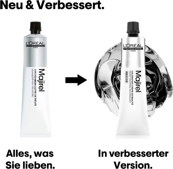 Produktbild L'Oréal Professionnel L'Oréal Majirel COOL COVER 8,1 Hellblond Asch 60 ml (8,1 Hellblond Asch)