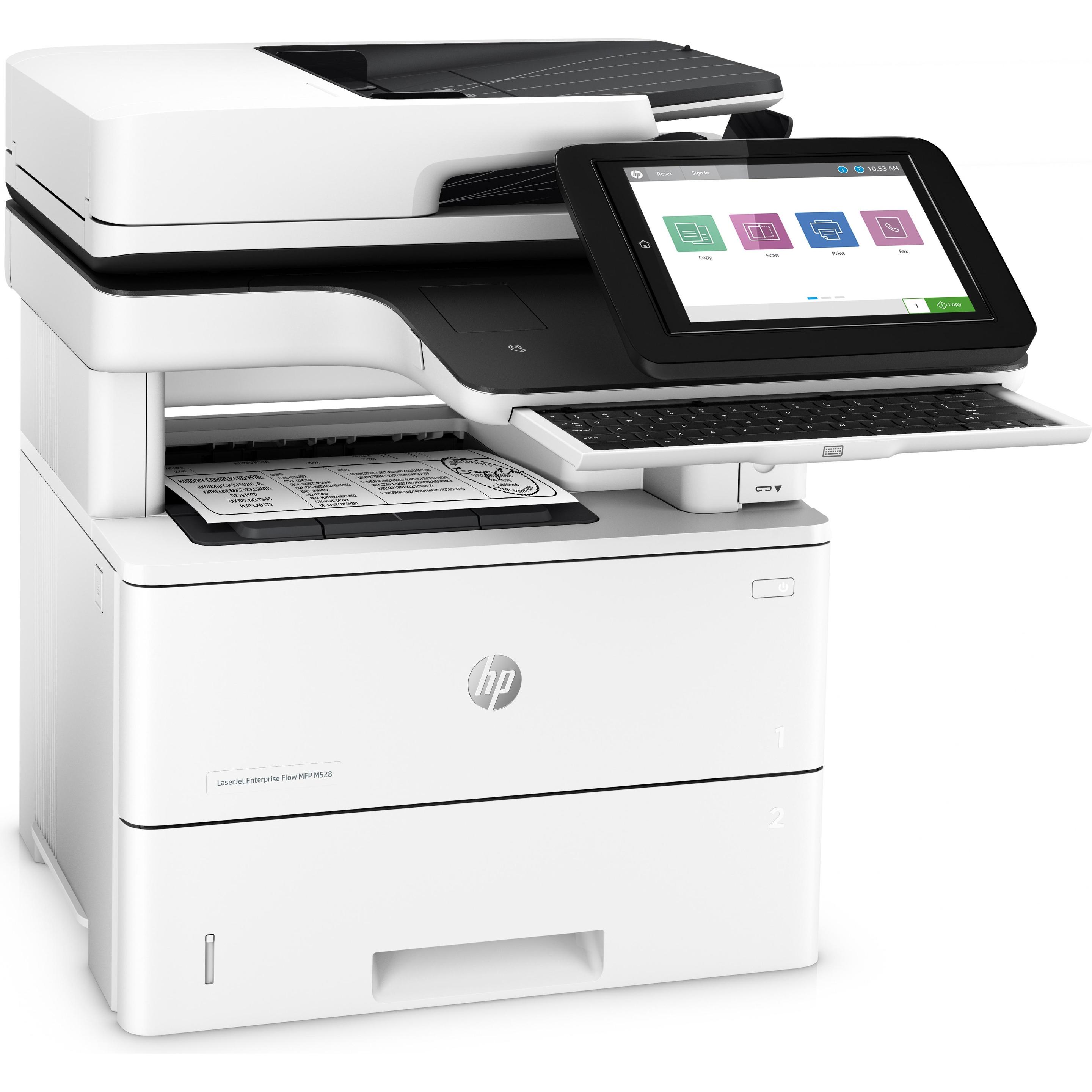 HP M528z LaserJet Enterprise (Laser, Schwarz-Weiss), Drucker, Weiss