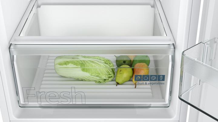 Produktbild Siemens iQ100, built-in fridge-freezer with freezer at bottom, 177.2 x 54.1 cm, flat hinge, KI86VNFE0 (267 l)