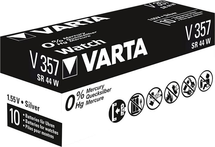 Immagine prodotto Varta V357 (1 pz., SR44, 155 mAh)