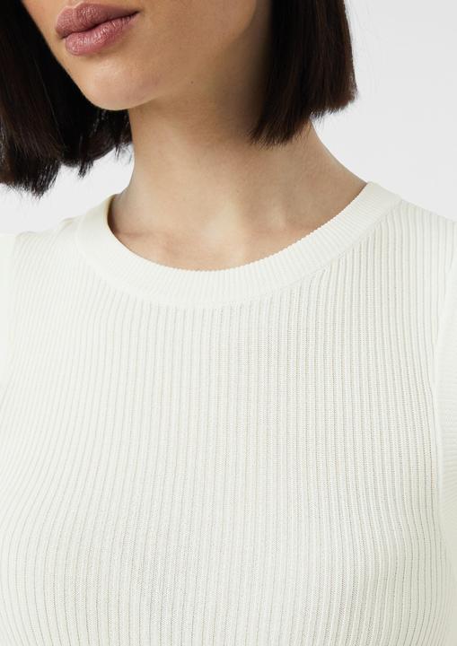 Produktbild Comma Strickpullunder Geripptes Stricktop aus Viskosemix im Slim Fit (44)
