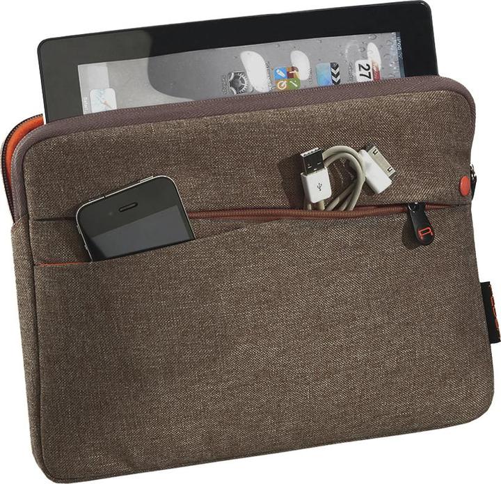 Produktbild Pedea Fashion Tablet-Tasche 32,8cm 12,9Zoll braun Innenfach: 32 x 23 x 3cm L x T x H (12.90", Apple, Universal)