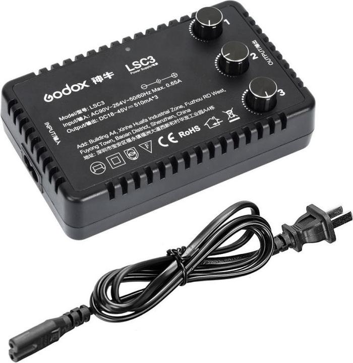 Produktbild Godox Portable Triple Light LED Ministudio L40x40x40cm (60 W, Set)