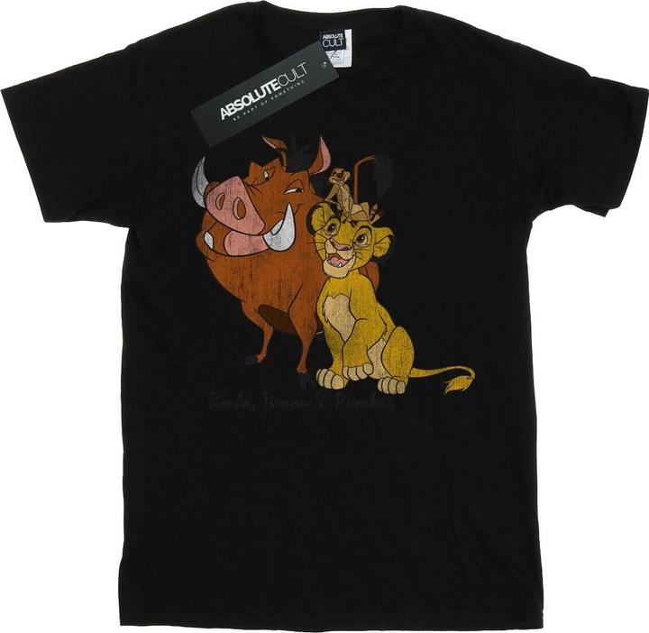 Immagine prodotto Disney The Lion King Classic Simba, Timon And Pumbaa Maglietta Ragazze (128)
