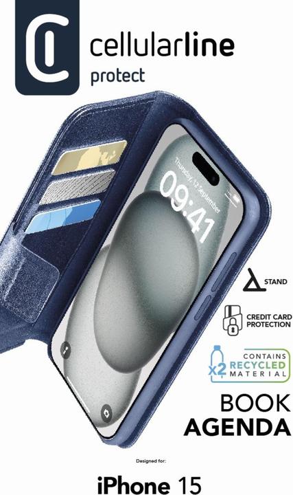 Produktbild Cellularline Book Agenda (Apple iPhone 15)