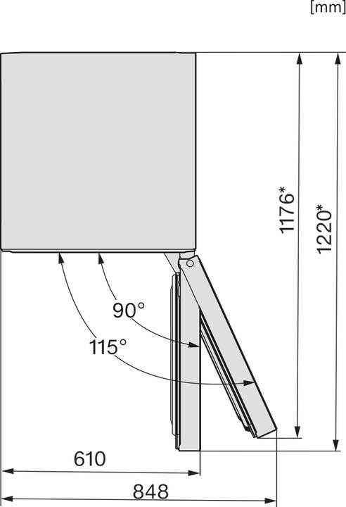 Actual product image Miele KFN 4898 AD (362 l)